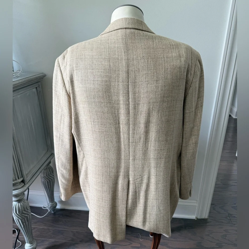 Ermenegildo Zegna Soft Half Lined Silk Wool Lightweight Sport Coat